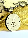 Wooden clothing tag